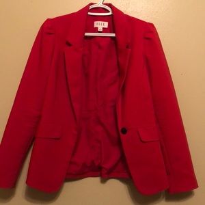 Elle red blazer